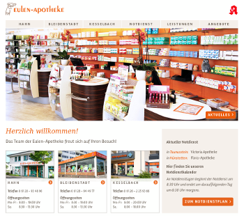 Eulen Apotheke Taunusstein und Kesselbach - Logo