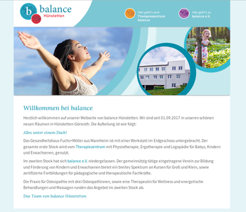 Therapiezentrum Balance - Logo